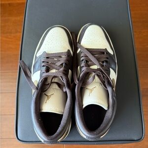 Jordan Brown and Cream Classic Sneakers